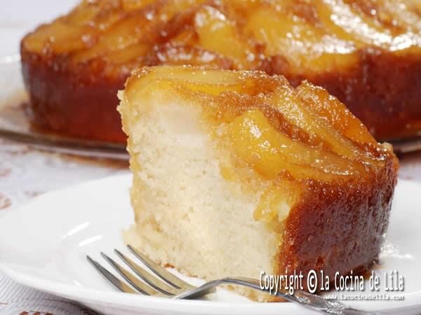 Pastel de manzana al ron