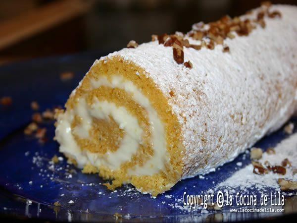 Brazo de gitano al amaretto