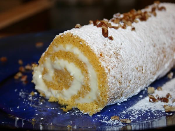 Brazo de gitano al amaretto