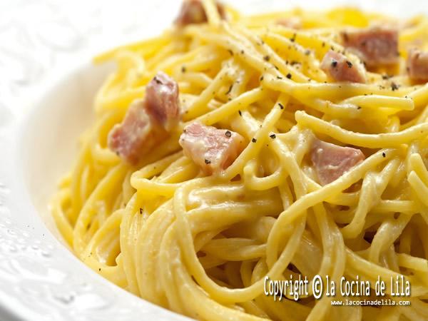 Espaguetis carbonara