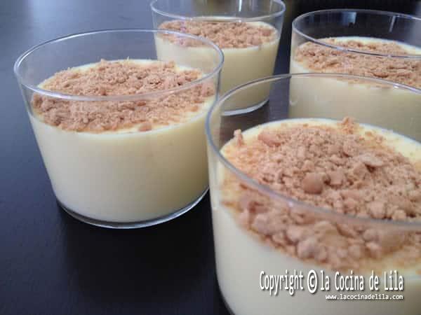 Natillas al cointreau