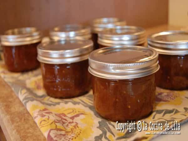 Chutney de papaya picante