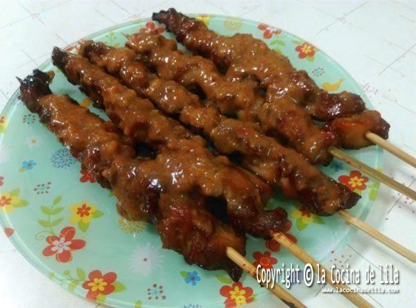 sate o salsa de cacahuete