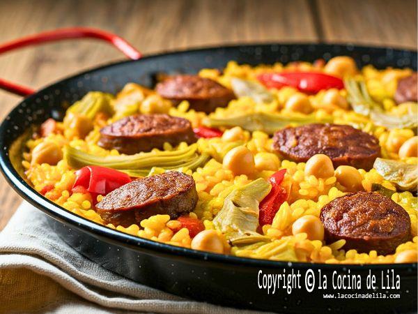 arroz con morcilla