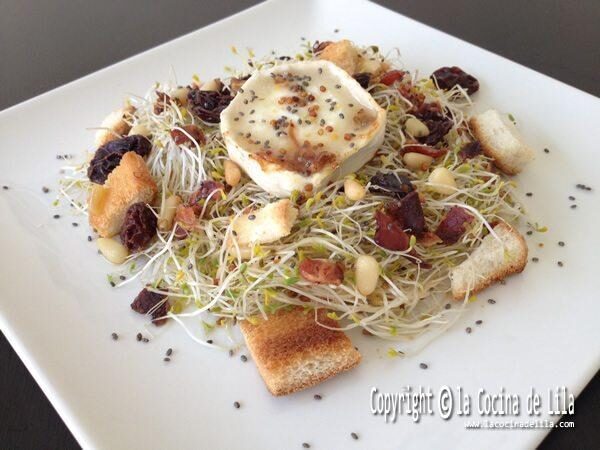 Ensalada de brotes de alfalfa