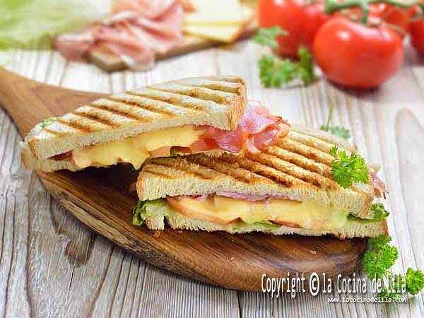 Cómo hacer sandwich de jamón y piña