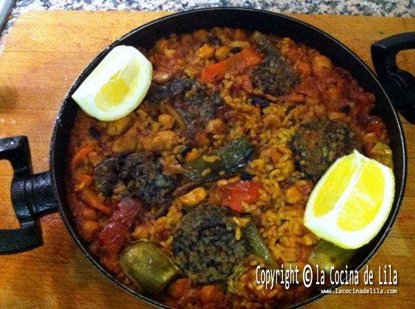 arroz con morcilla