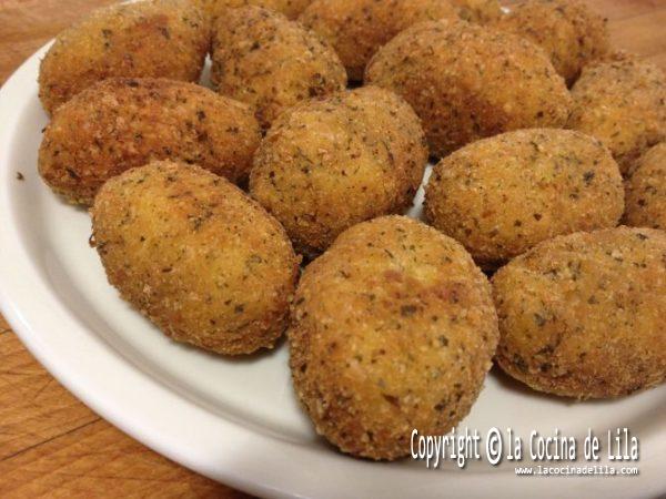 croquetas en la panificadora