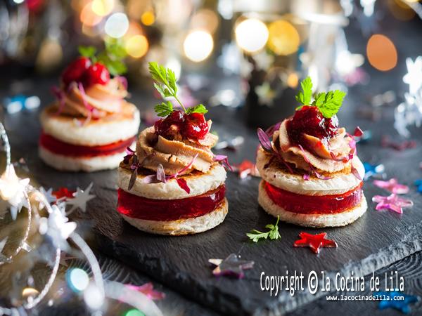 Canapés para navidad