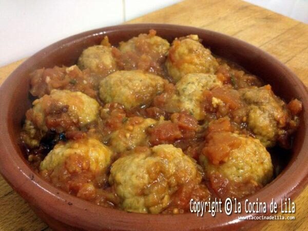 Receta de albóndigas con choco