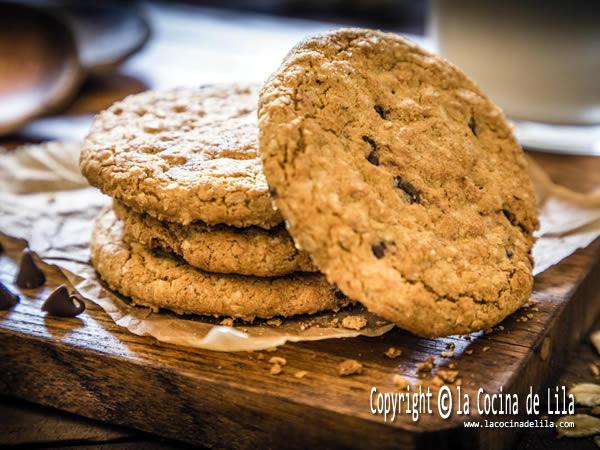 Galletas de almendra y chocolate