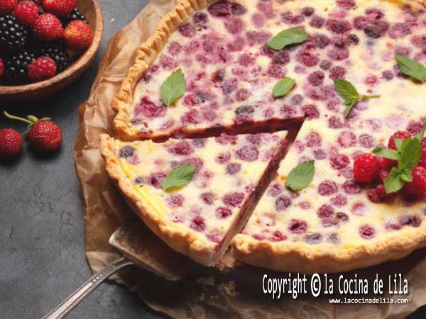 Receta de tarta de frutos rojo