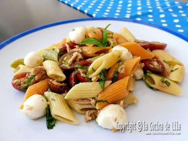 Ensalada de pasta con atún