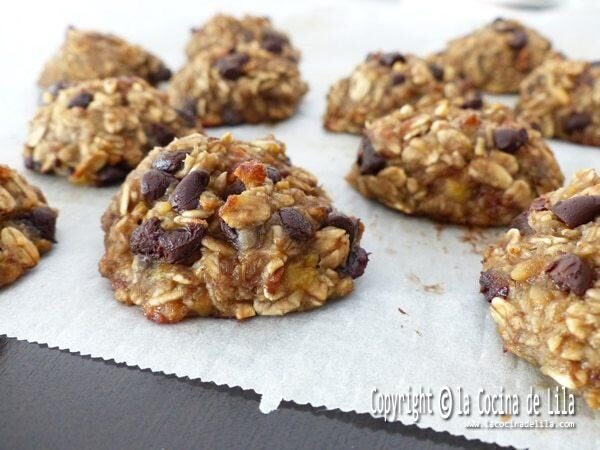 Galletas de avena y plátano