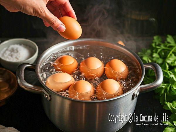 trucos para cocer huevos