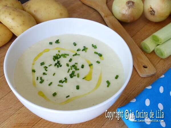 Receta de vichyssoise o vichisua