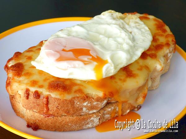 Sándwich croque madame