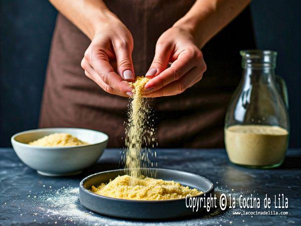 Proceso de elaboración de panko casero con pan de molde blanco sin corteza