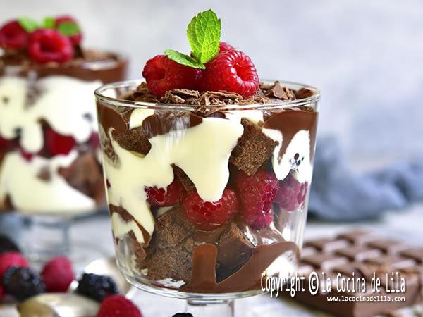 Postres de chocolate