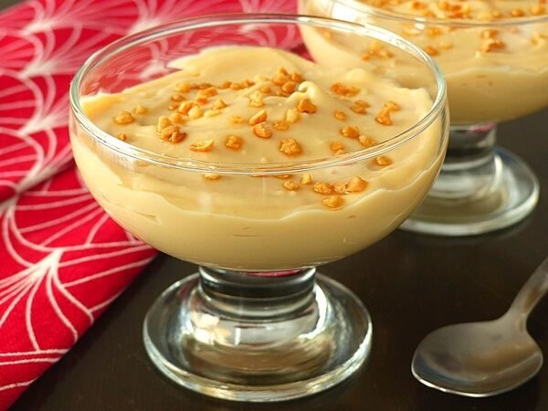 Receta de natillas de turrón