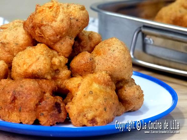 receta de coliflor rebozada