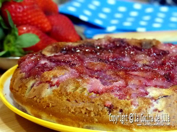 Cómo hacer tarta de fresas en sartén