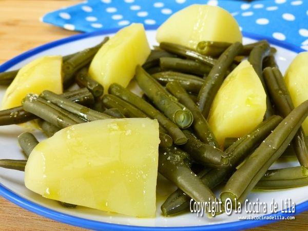 Receta de judías verdes con patatas