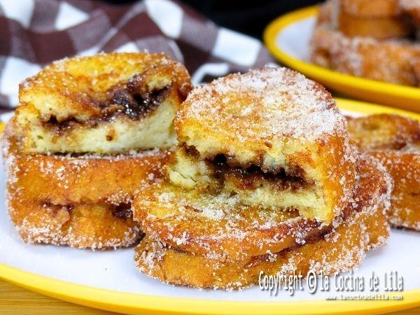 Receta de torrijas de chocolate