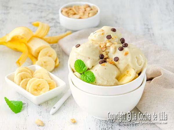 helado de plátano