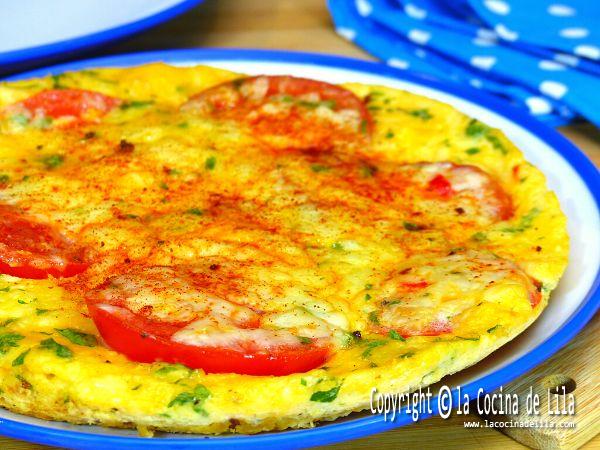 Receta de tortilla de tomate