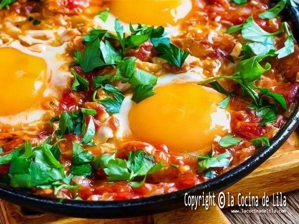 huevos con tomate